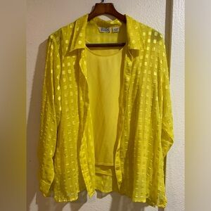 Selene Sport Vibrant‎ Yellow Blouse Set